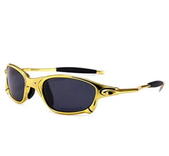 Metal Frame Polarized Sport Sunglasses – UV Protection, Windproof, Unisex
