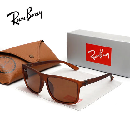 RareBray Polarized Sunglasses – Large Square Frame, UV400, Unisex