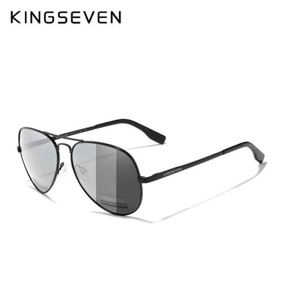 KINGSEVEN Photochromic Polarized Pilot Sunglasses – Men&