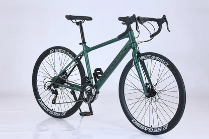 Cross-border wholesale 700C geared unisex road bike for urban outdoor commuting, adult student