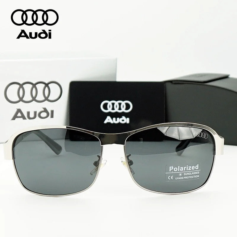 Audi Polarized Sunglasses – Unisex UV400 Anti-Reflective Alloy Frame Driving Glasses