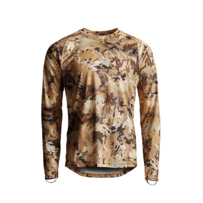 Long Sleeve Hunting Fishing Pullover, Polyester Camouflage, Anti-bacterial, Quick Dry, Sweat, High-grade, Autumn