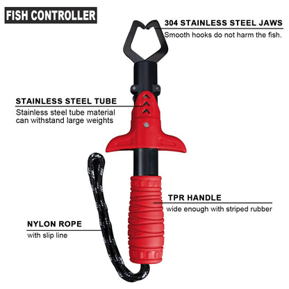 RALERA Fishing Pliers Kit – Stainless Steel Fish Gripper, Hook Remover &amp; Braided Line Cutter | Saltwater &amp; Freshwater