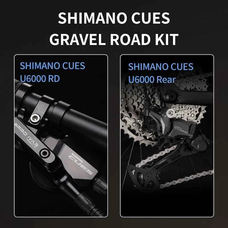 SAVA SF6 Carbon Fiber Gravel Road Bike All Terrain Suitable Off-Road Flat Handlebar Road Bicycle Oil Disc Bicycle Race Bike