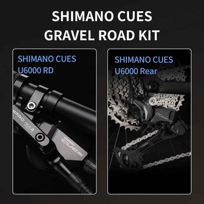 SAVA SF6 Carbon Fiber Gravel Road Bike All Terrain Suitable Off-Road Flat Handlebar Road Bicycle Oil Disc Bicycle Race Bike