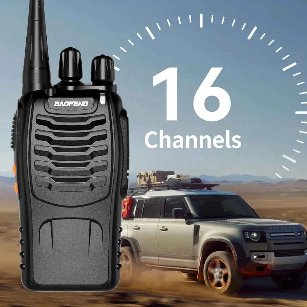 6Pack Baofeng 888S Walkie Talkie UHF Two Way Radio Long Range for Adult Radio Walkie Talkies Portable Transceiver For Handheld