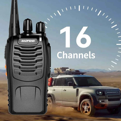 6Pack Baofeng 888S Walkie Talkie UHF Two Way Radio Long Range for Adult Radio Walkie Talkies Portable Transceiver For Handheld