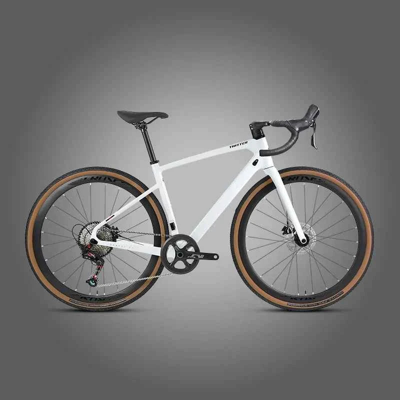 TWITTER Gravel Bike V1 – Wireless Electronic Groupset, Carbon Fiber Frame, Hydraulic Disc Brake