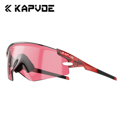 Kapvoe Man Cycling Glasses Sports Sunglasses Road Bike Mountain Bicycle Cycle Glasses Riding Goggle Sports Eyewear for Women 2026