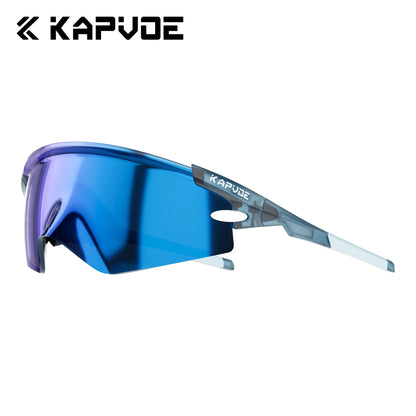 Kapvoe Man Cycling Glasses Sports Sunglasses Road Bike Mountain Bicycle Cycle Glasses Riding Goggle Sports Eyewear for Women 2026