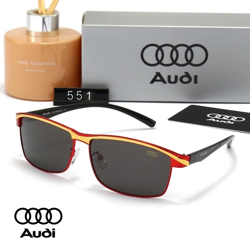 Audi Polarized Sunglasses – Unisex UV400 Anti-Reflective Alloy Frame Driving Glasses