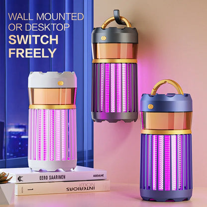 3-in-1 Mosquito Repellent Lamp Camping Lighting Insect Repellent Home Nightlight Electric Shock Mosquito Repellent Household