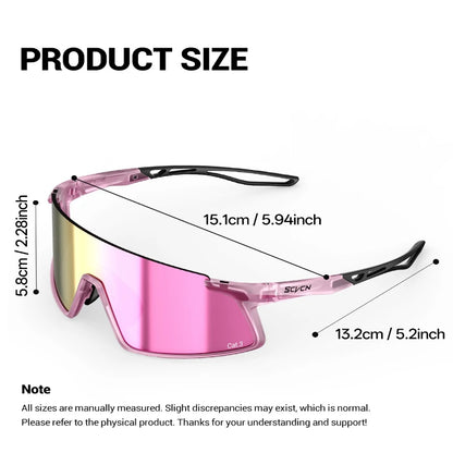 Kapvoe Cycling Sunglasses Photochormic Glasses for Men Hiking UV400 Sports Casual Glggles MTB Bike Glasses Outdoor Eyewear 2026