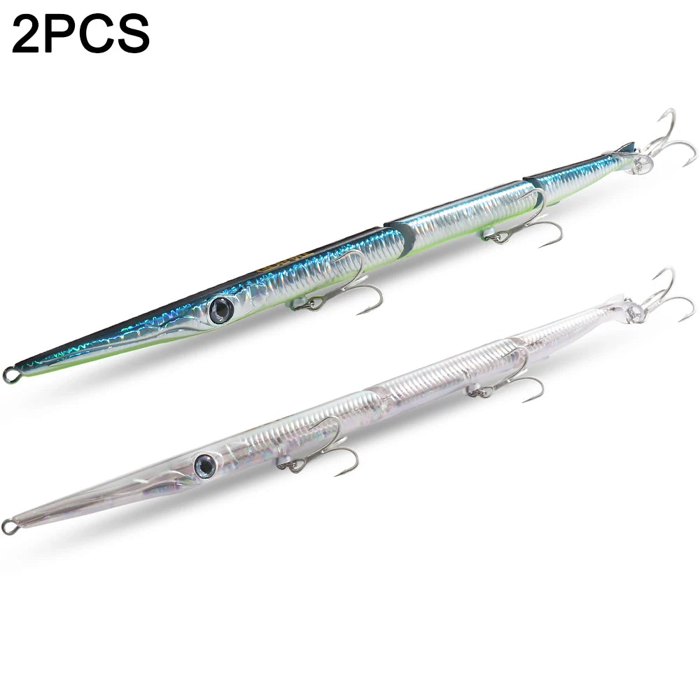 GOBAIT Jointed Pencil Bait – Multi-Joint Sinking Lure for Bass, Pike &amp; Predatory Fish (150mm / 255mm)