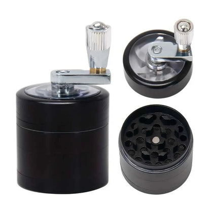 Stainless Steel Nut &amp; Hard Spice Grinder – Manual Mill | CE Certified | Black or Silver