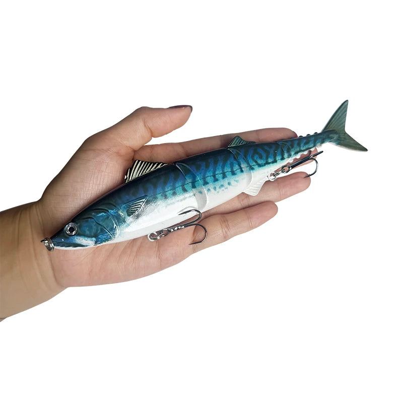 Bionic Multi-Section Swimbait – 20cm / 55g Far-Casting Jointed Lure for Sea &amp; Freshwater