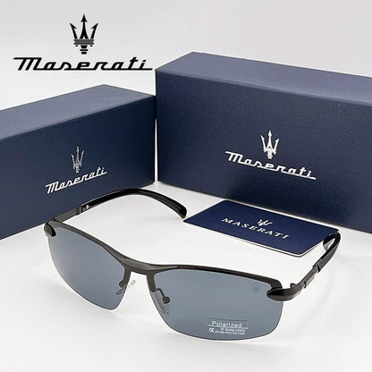 Premium Pilot-Style Polarized Driving Sunglasses – UV400 Mirror Lenses Anti-Reflective Alloy Frame Unisex Outdoor Eyewear (Model 81808)