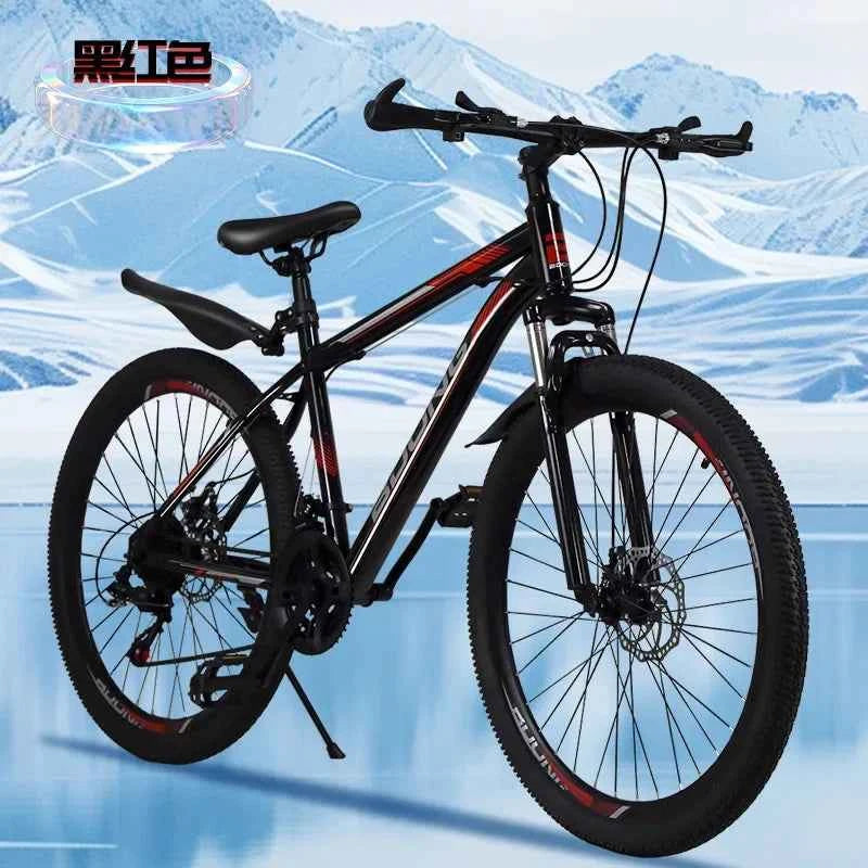 Mountain Bike Adult Mountain Bicycle24Inch2610 Inch College Student Bike with Variable Speed and Disc Brake