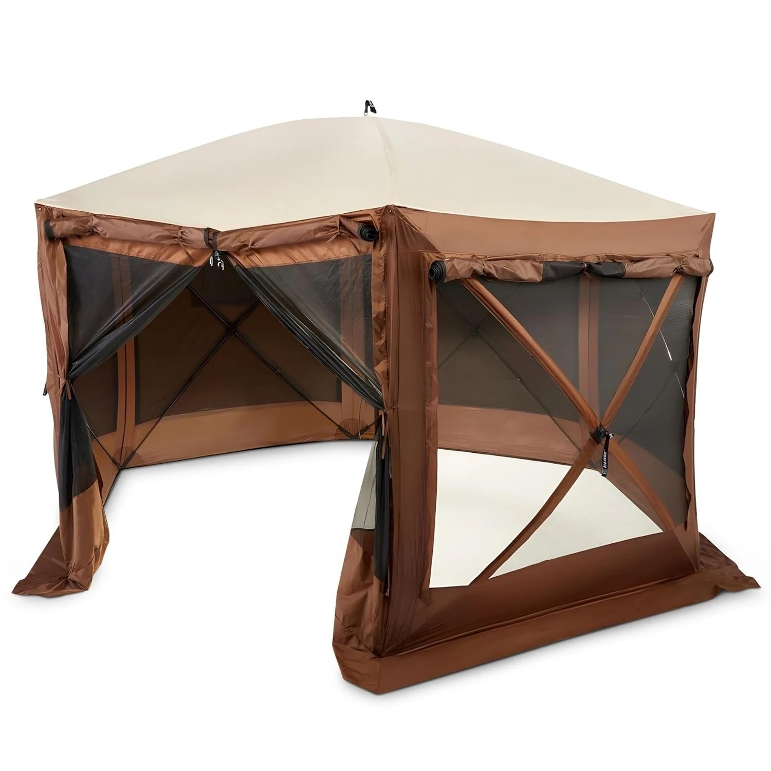 Pop Up Screen Tent, Large Outdoor Camping Gazebo Canopy, Pavilion, 12.5&
