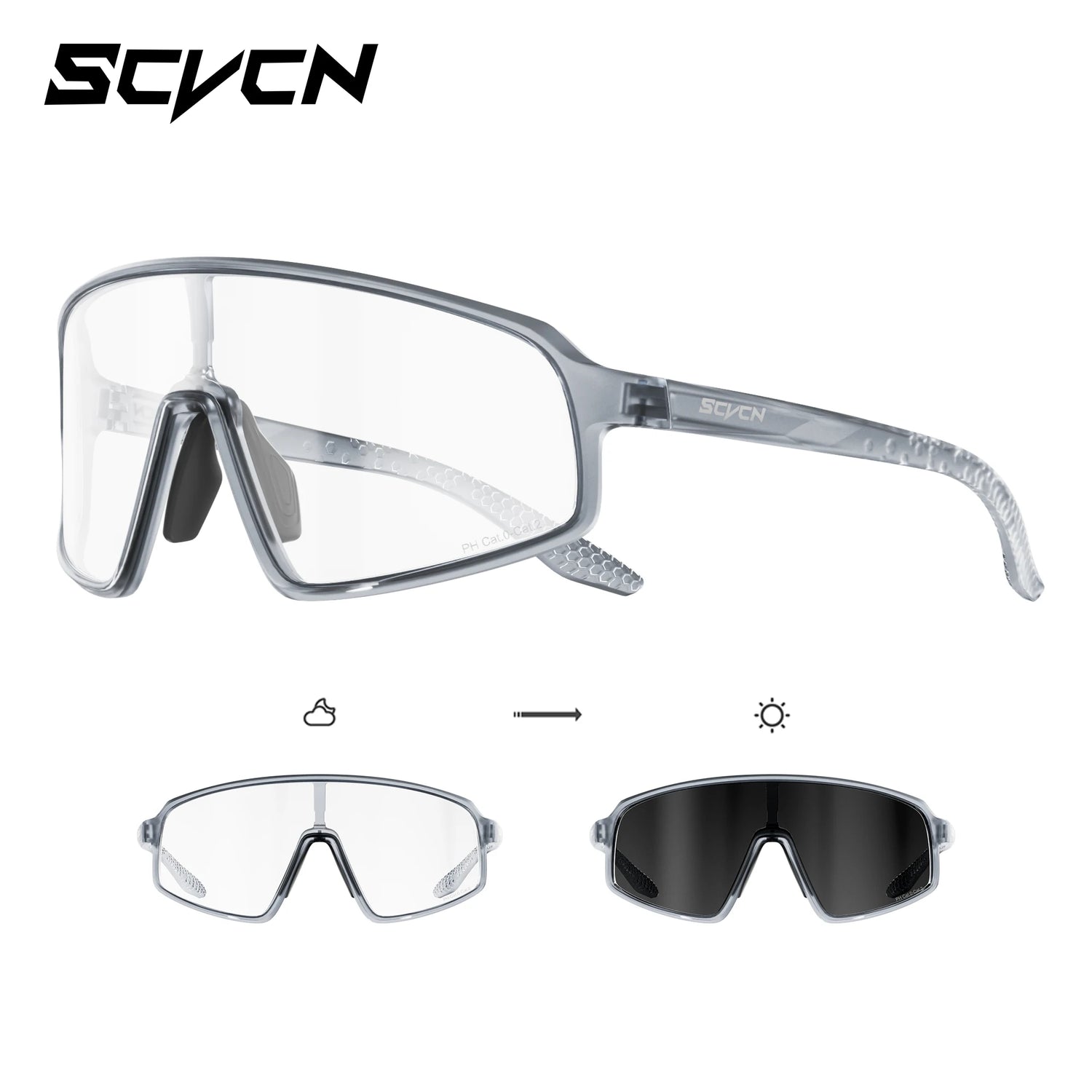 SCVCN Photochromic Sunglasses for Men Glasses Cycling Eyewear UV400 Sports MTB Outdoor Goggles Bicycle Women Sunglasses 2026