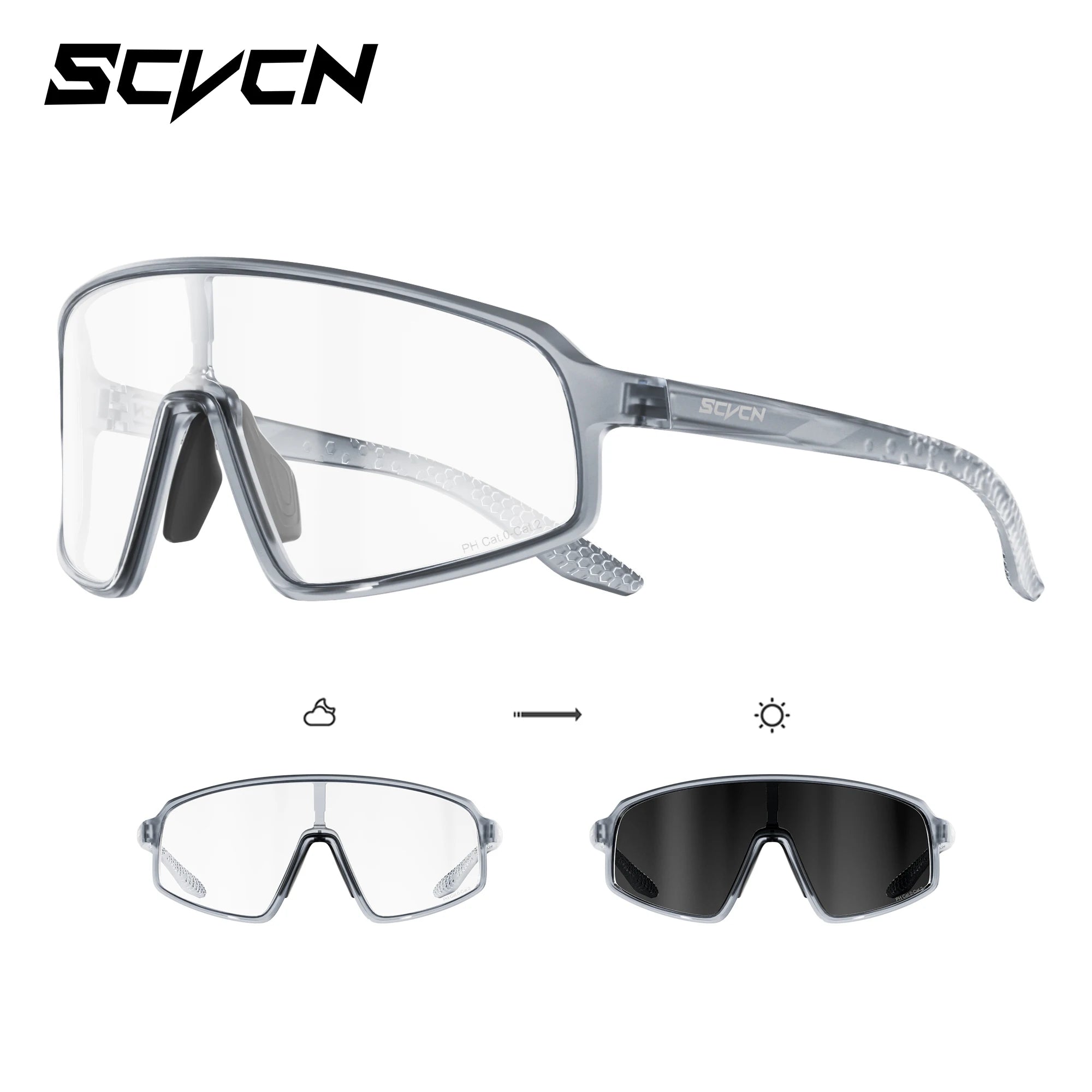 SCVCN Photochromic Sunglasses for Men Glasses Cycling Eyewear UV400 Sports MTB Outdoor Goggles Bicycle Women Sunglasses 2026