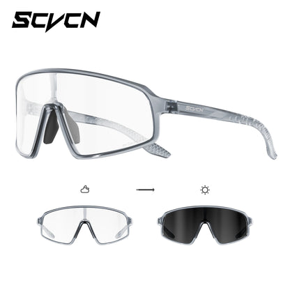 SCVCN Photochromic Sunglasses for Men Glasses Cycling Eyewear UV400 Sports MTB Outdoor Goggles Bicycle Women Sunglasses 2026