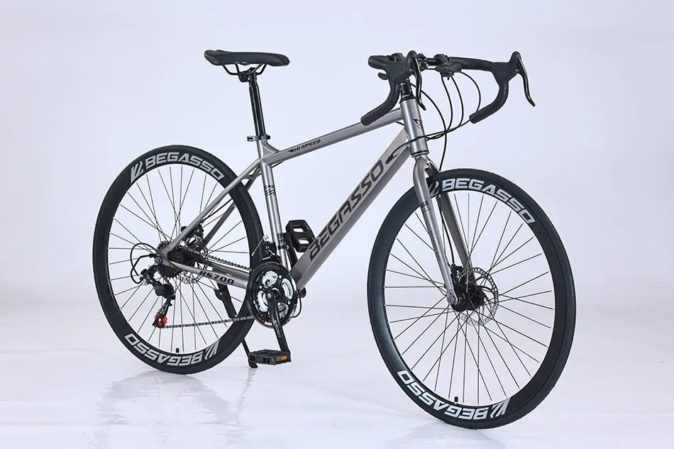 Cross-border wholesale 700C geared unisex road bike for urban outdoor commuting, adult student