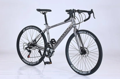 Cross-border wholesale 700C geared unisex road bike for urban outdoor commuting, adult student