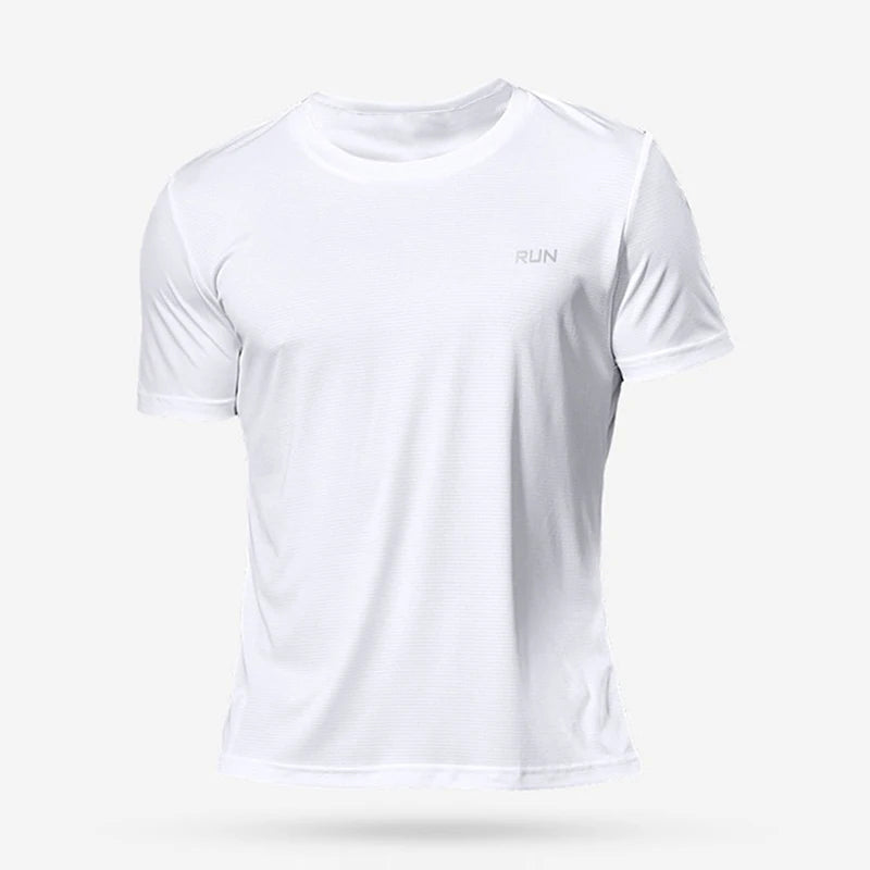 Summer Mens Shirts  Running Bodybuilding Shirts Sport Gym t Shirt Men Short Sleeve Fitness Tops Oversized t-Shirt Jersey