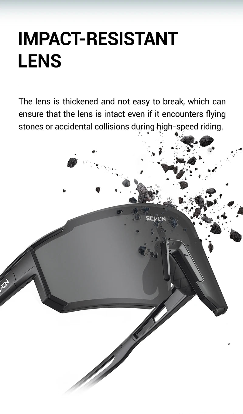 SCVCN Y2K Cycling Sunglasses – UV400 Polycarbonate Road Bike Glasses for Men &amp; Women | Street, Driving, Hiking, Golf