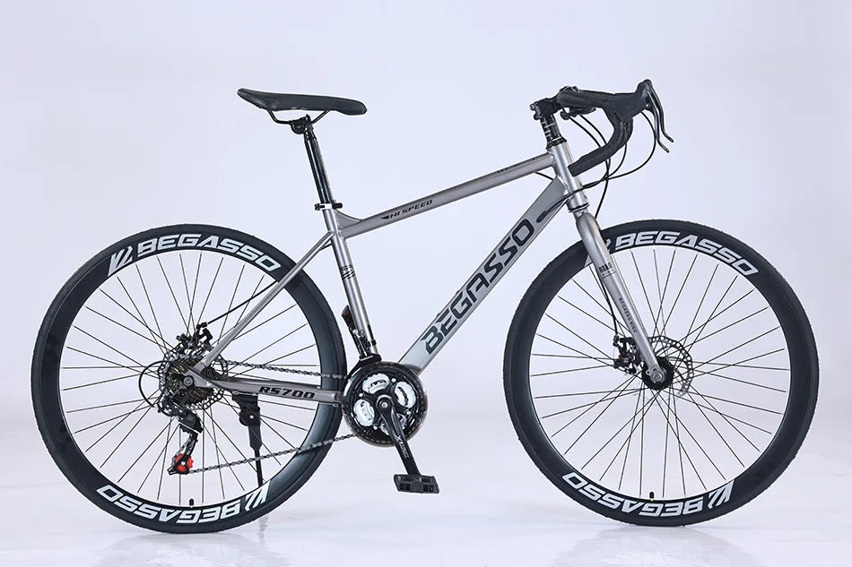Cross-border wholesale 700C geared unisex road bike for urban outdoor commuting, adult student