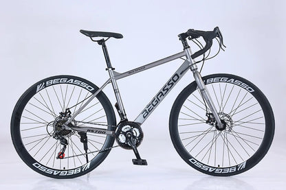Cross-border wholesale 700C geared unisex road bike for urban outdoor commuting, adult student