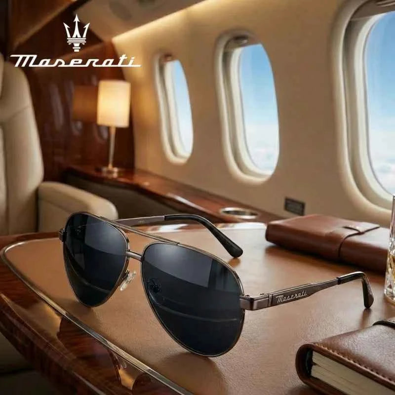 MASERATI Car High End UV400 Polarized Glasses For Ghibli Levante Mc20 Mcpura Quattroporte Grecale GT GranCabrio Drive Sunglasses