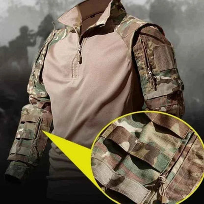 Camo Suits Tactical Shirts Training Sets Multi-pocket Army Multicam Uniforms Work Wear Pants Hunting Clothes Wear-resisting