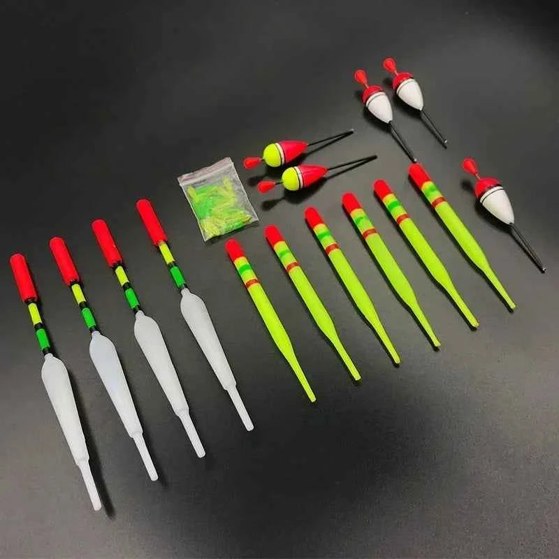 15-Piece Fishing Float Set – Bobbers, Tube Floats &amp; Slip Floats for All Fishing Styles