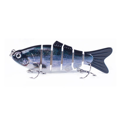 Multi-Jointed Swimbait Crankbait Lure – 10cm 16.5g, Sinking, 6-Segment Hard Bait for Pike, Bass &amp; Trout