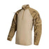 Men Outdoor Tactical Shirts Solid Training Long-Sleeve T-Shirt Tops Wear-Resistant Hunting Shirt Multi-Pocket Adventure Workwear