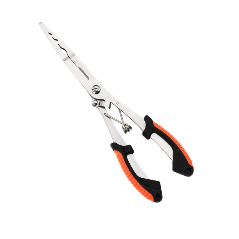 Stainless Steel Fishing Pliers – 3-in-1 Hook Remover, Line Cutter &amp; Ring Opener | Freshwater &amp; Saltwater