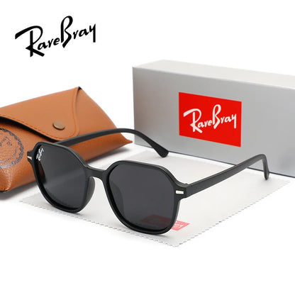 Retro Goggle Sunglasses – Unisex Polarized UV400 Classic Style for Driving &amp; Street Wear