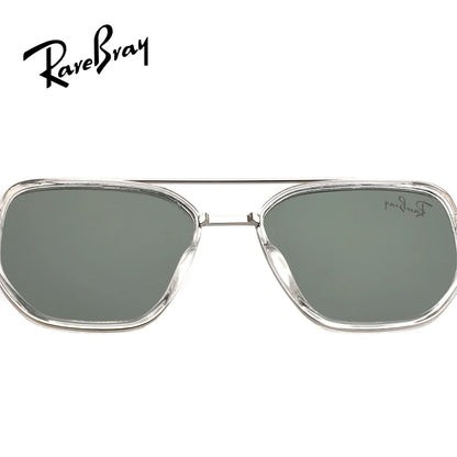 Goggle-Style Polarized Sunglasses – Unisex Alloy Frame UV400 for Driving &amp; Casual Wear