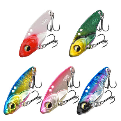 1PCS 3.5g/5g/7g/10g/15g VIB Fishing Lure Rattlesnake Iron Jig – Ultimate Long-Cast Hard Lure for Predatory Fish