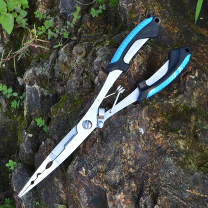 Stainless Steel Fishing Pliers – 3-in-1 Hook Remover, Line Cutter &amp; Ring Opener | Freshwater &amp; Saltwater