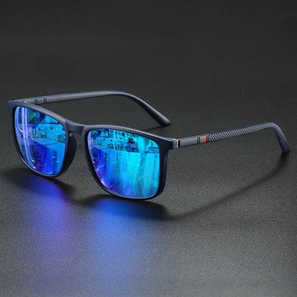 Vintage Square Polarized Sunglasses UV400 – Mirror Lens, 1 or 2 Pack