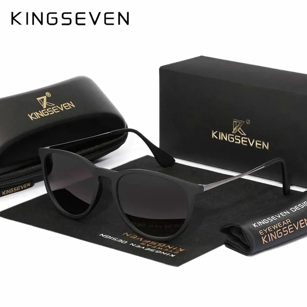 KINGSEVEN S28 Cat Eye Sunglasses – Plastic Frame, UV400, Women