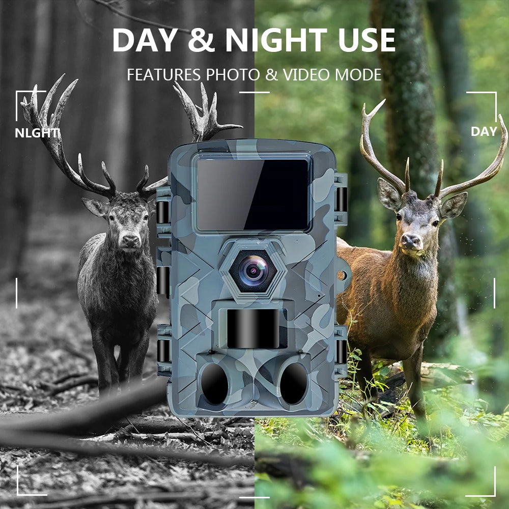 Fargarloo 60MP WiFi Trail Camera – 1296P HD, App Control, IP66 Waterproof, 32GB Included