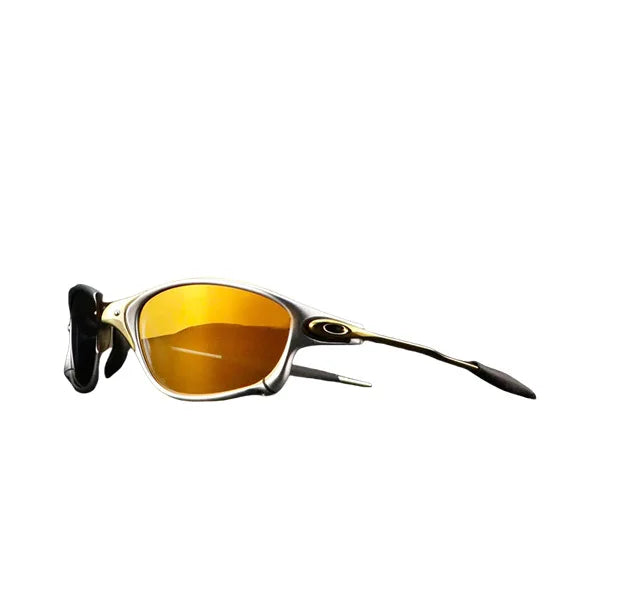 Metal Frame Polarized Sport Sunglasses – UV Protection, Windproof, Unisex