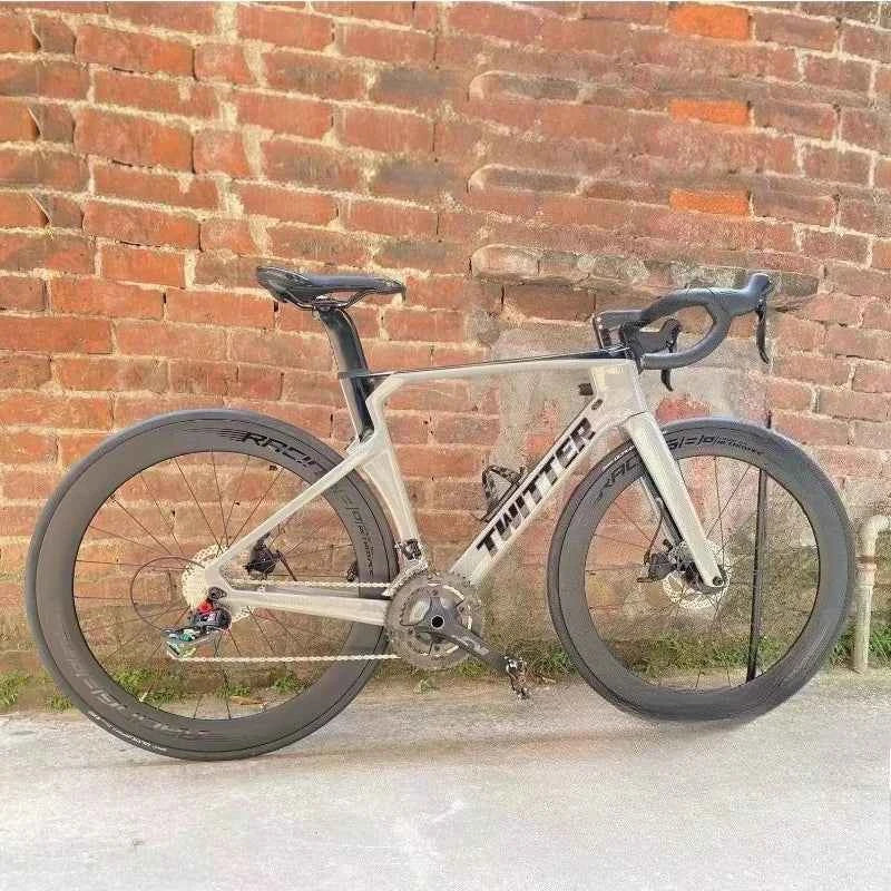 TWITTER R5Pro Carbon Fiber Road Bike – T800 Frame, EDS-TX7100 24-Speed Electronic Transmission