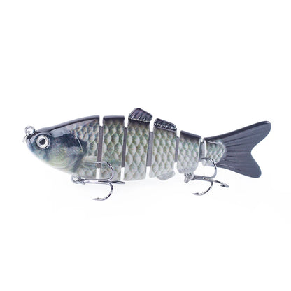 Multi-Jointed Swimbait Crankbait Lure – 10cm 16.5g, Sinking, 6-Segment Hard Bait for Pike, Bass &amp; Trout