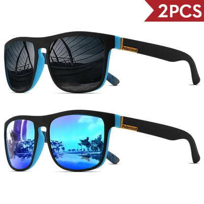 Polarized Square Sports Sunglasses UV400 – Driving, Fishing &amp; Cycling (1, 2, 3 or 4 Pack)