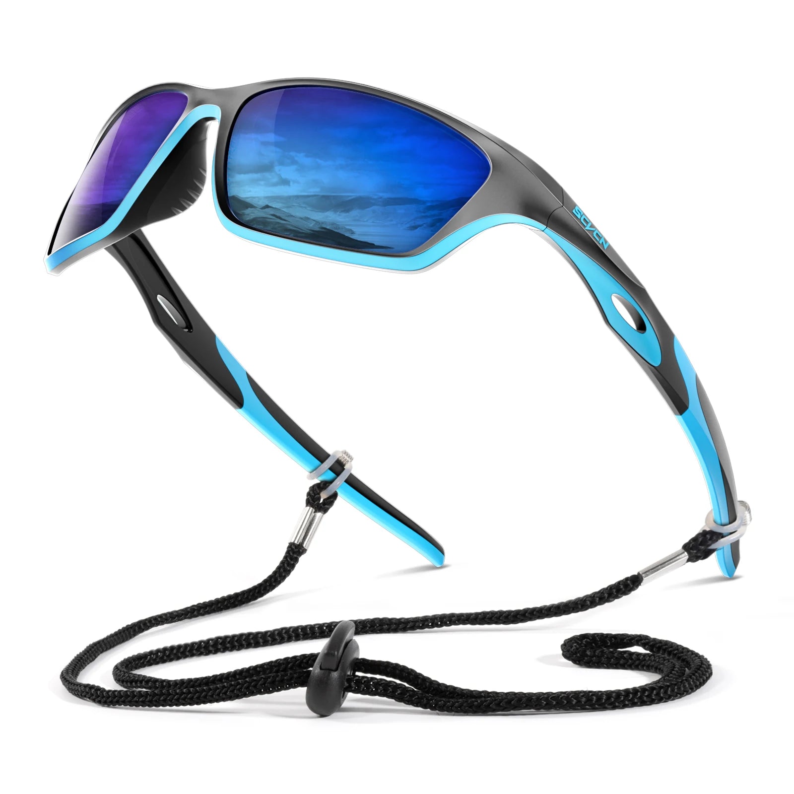 SCVCN Polarized Fishing Sunglasses Sports Sunglasses for Men and Women Men and Women Mountain Bicycle Riding Goggle Bike UV400
